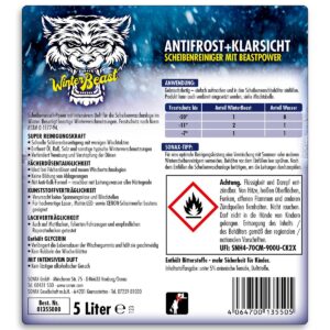 SONAX Winterbeast Antifrost + Klarsicht bis -20 °C 5L