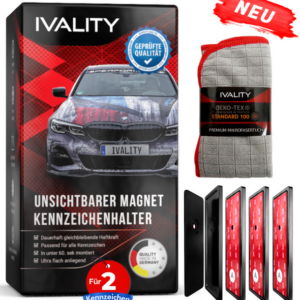 IVALITY – Kennzeichenhalter für 2x Kennzeichen