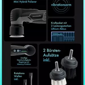 chemicalworkz EVO Mini Akku Hybrid-Exzenter Poliermaschine